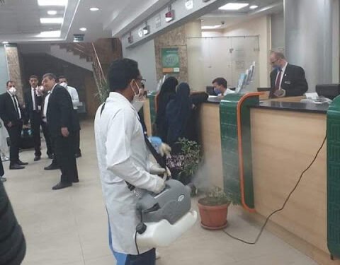 استمرار أعمال تطهير المصالح ودور العبادة والمدارس والطرق...