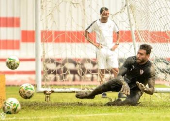 تدريب قوي لحراس الزمالك استعدادا لتونجيت