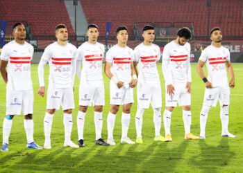 الزمالك بالزي الأساسي أمام توجيث السنغالي