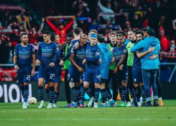 مانشستر سيتي يحجز بطاقة التأهل الى نصف النهائي امام اتليتيكوا مدريد