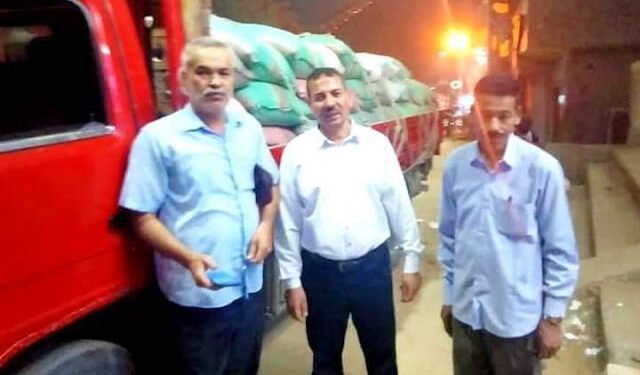 ضبط 7 طن أقماح قبل توريدها لجهات غير...