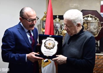 مرتضى منصور يستقبل السفير التركي لدى القاهرة بمقر النادي