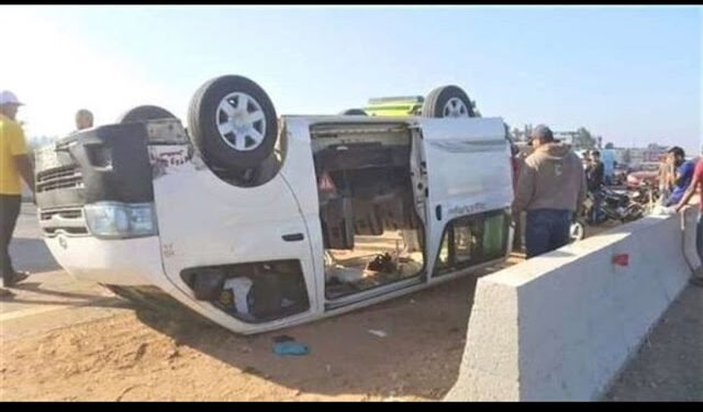بسبب السرعة الزائدة.. إصابة 3 اشخاص في حادث...