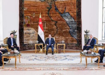 الرئيس السيسي يستقبل رئيس الجمعية الوطنية بكوريا الجنوبية