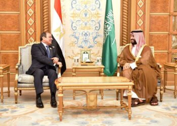 الرئيس السيسي يلتقي مع ولي عهد المملكة العربية السعودية في الرياض