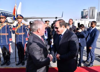 الرئيس السيسي يستقبل ملك المملكة الأردنية الهاشمية