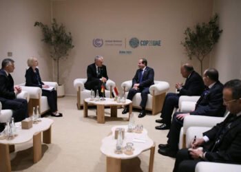 الرئيس السيسي يلتقي  مع نظيره الليتواني “جيتاناس ناوسيدا” على هامش أعمال Cop28