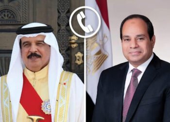 الرئيس السيسي يتلقى اتصالاً هاتفياً من ملك مملكة البحرين