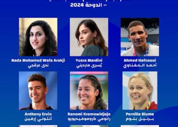 أبطال عالميون وأولمبيون من بين سفراء بطولة العالم للألعاب المائية  الدوحة 2024
