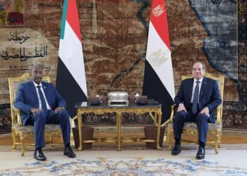 الرئيس السيسي يستقبل رئيس مجلس السيادة الانتقالي السوداني