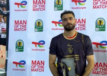 حمزه المثلوثي يفوز بجائزة افضل لاعب في مباراة...