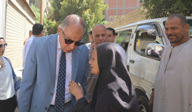 خلال جولة ميدانية بمدينة المنيا اللواء...