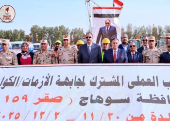 ضمن فعاليات التدريب العملي المشترك “صقر 159” لمواجهة الكوارث والأزمات …   محافظ سوهاج وقائد...