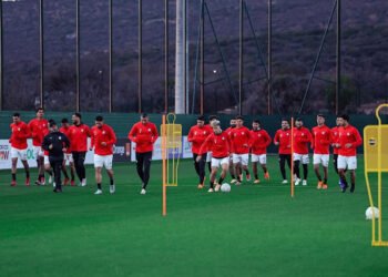 منتخب مصر يواصل تدريباته استعداداً لمواجهة كوت ديفوار فى كأس الأمم الأفريقية