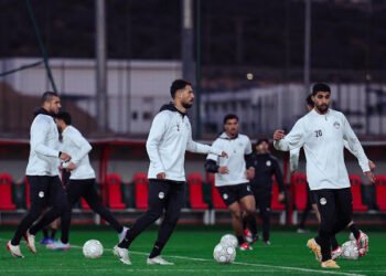 منتخب مصر يتدرب بملعب تغازوت استعداداً لمواجهة كوت ديفوار