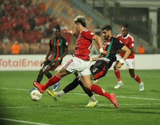 أبرز لقطات مباراة الأهلى والجيش الملكي المغربي في دوري ابطال افريقيا