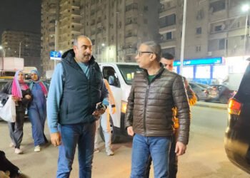 محافظ الجيزة يقوم بجولة ميدانية مسائية لمتابعة حالة النظافة والتصدي للاشغالات باللبيني والهرم وطريق علي...