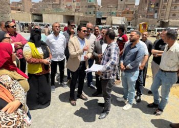 نائب محافظ الفيوم يتفقد الأعمال النهائية لتطوير موقف إطسا بالسلخانة