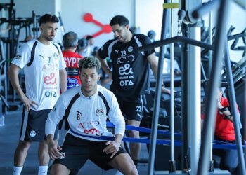 منتخب مصر يخوض تدريباً في “الجيم” استعداداً لودية روسيا