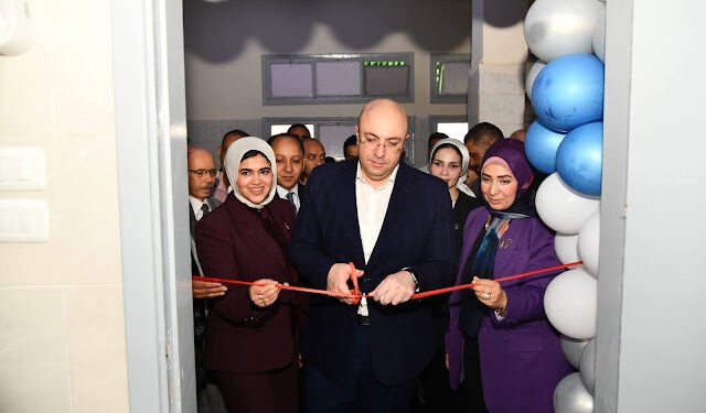 محافظ الفيوم يفتتح وحدة التخاطب والسمعيات ومناظير الحنجرة...
