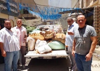 تموين الفيوم : ضبط 2000 كيلو نوى بلح وبسلة وعبوات شيكولاته بمصنع بن غير مرخص