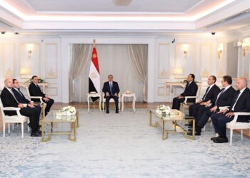 الرئيس السيسي يستقبل رئيس حكومة الوحدة الوطنية بدولة ليبيا