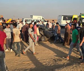 إصابة 16 عاملًا في تصادم بين سيارة ربع نقل وملاكي بالفيوم