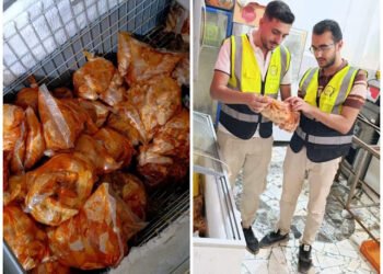 ضبط أكثر من ربع طن دجاج فاسد وغير صالح للاستهلاك الآدمي داخل مطبخ مطعم بطنطا...