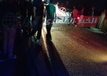 إصابة 3 أشخاص فى حادث تصادم سيارتين ملاكي على طريق اللاهون الفيوم