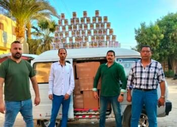 تموين الفيوم ضبط 1200 علبة لبن أطفال حديثي الولادة مدعم قبل بيعها في السوق السوداء